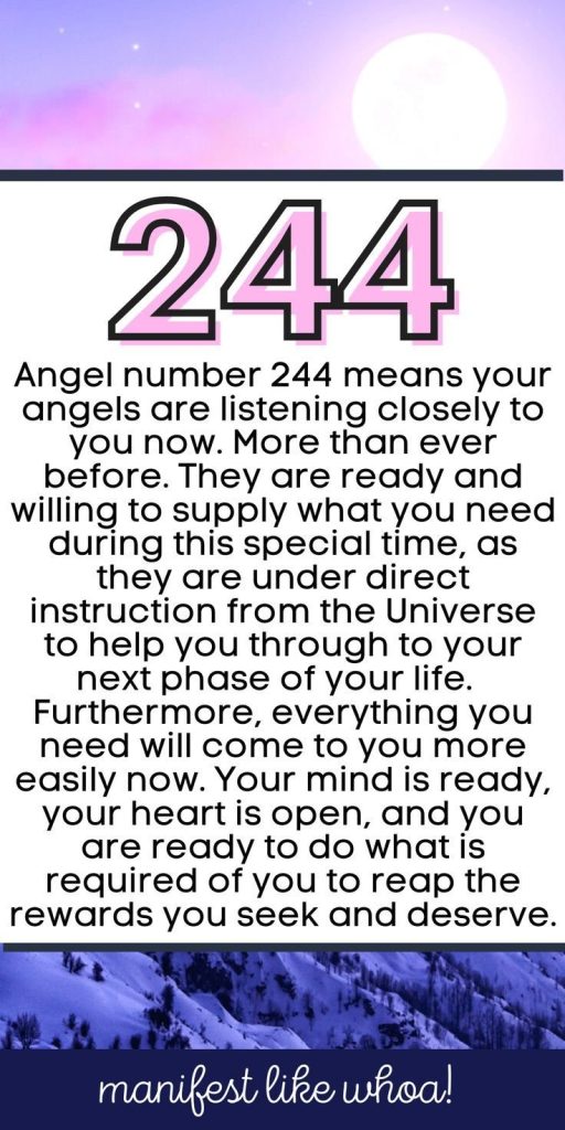 Interpreting The Spiritual Meaning Of 244