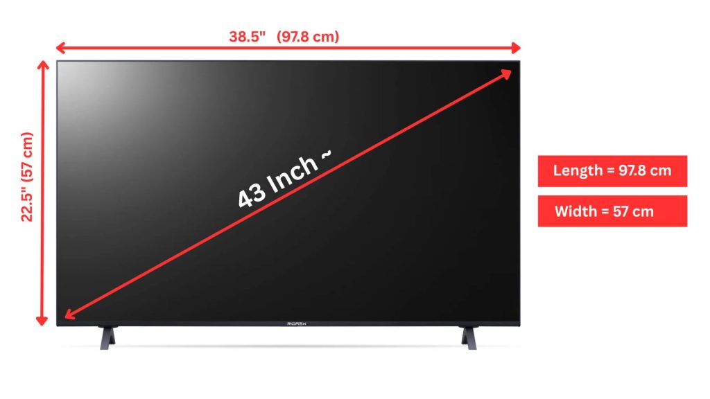 Discover The Width Of A 43 Inch Tv: Everything You Need To Know